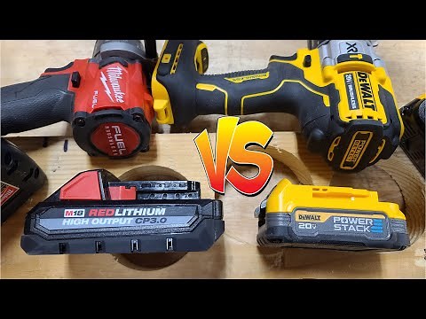 DEWALT POWERSTACK VS Milwaukee Tool CP3.0 High Output | That Last Test Is Surprising