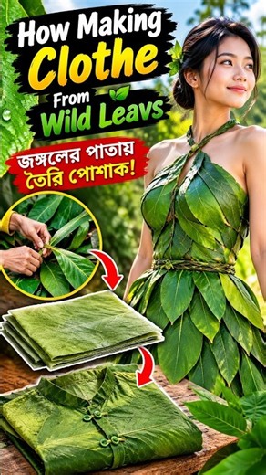 How Making Clothe From Wild Leavs