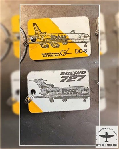 DHL Aircraft Skin Luggage Tag – Limited Edition Aviation Collectible