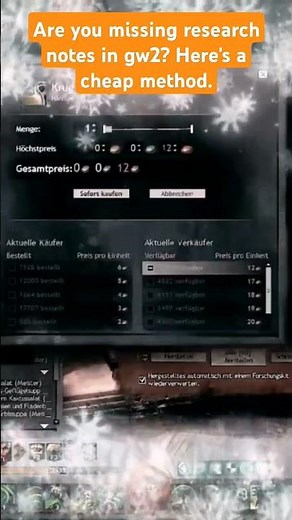 Are you missing research notes in gw2? Here's a cheap method.