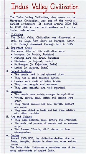 Indus Valley Civilization | Social Science Homework Help 🏺