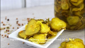 Bread and Butter Pickles Recipe