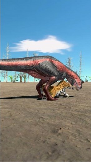 Savage Encounter Carnotaurus vs Tigers Face Off