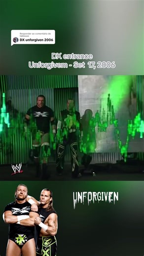 DX Entrance at WWE Unforgiven 2006 | Shawn Michaels vs. Triple H | Wrestling Fans