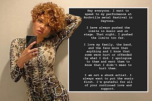 Brass Against singer Sophia speaks out for first time after peeing on fan’s face