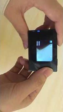 Action Camera format the memory card.