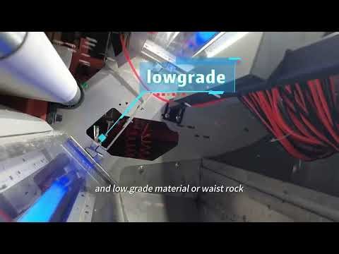 Ore screening machine, which sorts impurities in ore by color and can also sort other impurities