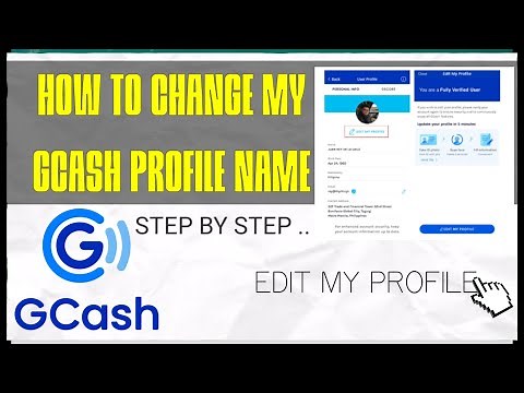 How to change your GCASH account profile name