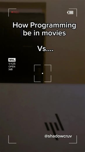 Programming in movies vs Reality😣👨‍💻 #DevLife #CodingLife #FunnyTech #RelatableSkits
