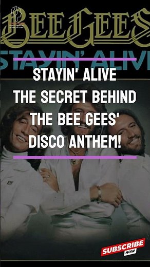 Stayin' Alive The Secret Behind the Bee Gees' Disco Anthem! #beegees #stayingalive