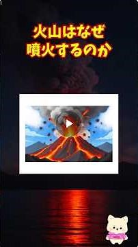 【雑学】火山はなぜ噴火するのか #雑学 #雑学知識 #学習 #気になる