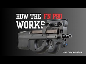 How The FN P90 Works | 3D Animation