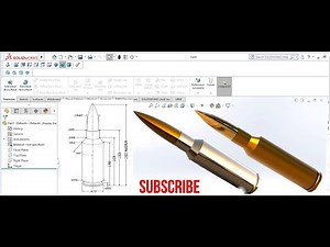 Solidworks tutorials for beginners exercise gun bullet