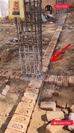Ground Beam Alignment Trick | One Line Brickwork Technique Exp!टाई बीम का रंगत कैसे करे?#shortvideo