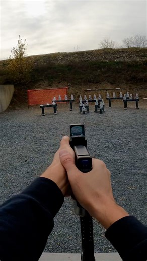 Skinny bowling pins. 🎳 #competitionshooting #fallingsteel