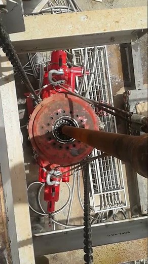 BOP pressure testing with 5" drill pipes.