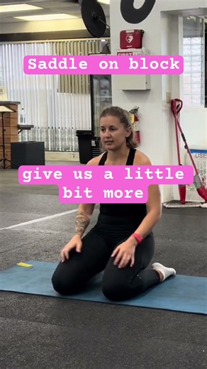 Seated Saddle on Block | Quad & Hip Flexor Stretch 🧱