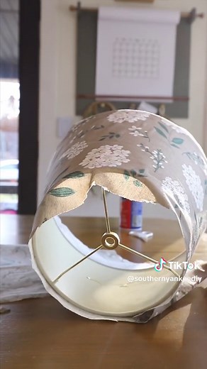 Lampshades aren’t cheap… With this easy DIY lampshade hack you can update cracked, boring, or out of style lampshades with just a little fabric! The best part is you don’t have to sew anything & you can knock on this DIY out in less than an hour. ✨Want more no sew diy fabric home decor projects? Find them all at SouthernYankeeDIY.com & FOLLOW @southernyankeediy to never miss a budget friendly home project! Do you have a tablecloth that would also make a great lampshade? #fyp #budgetdecor #diy #n
