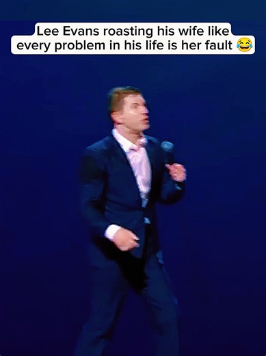 Lee Evans roasting his wife like every problem in his life is her fault #london #unitedkingdom #britishcomedy #tiktokuk #leeevans