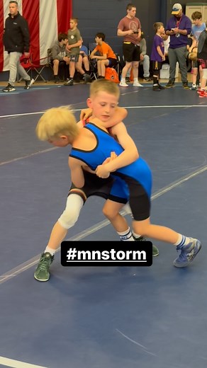 Till Stroud getting after it in 8U Greco. #mnusawrestling #mnstorm | Minnesota/USA Wrestling