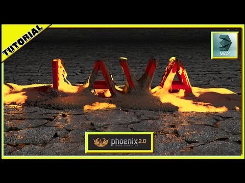 COMO HACER LAVA EN 3D MAX TUTORIAL // phoenix fd //