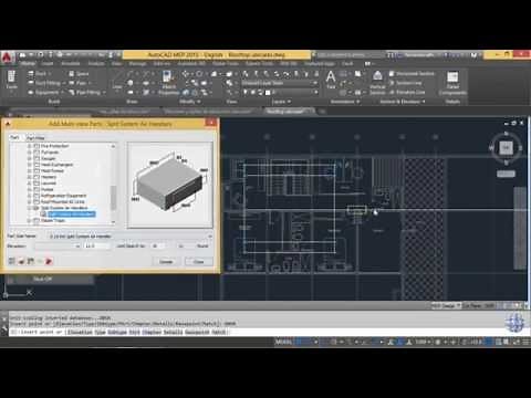 HVAC System Design with AutoCAD MEP 2015 - Part 1