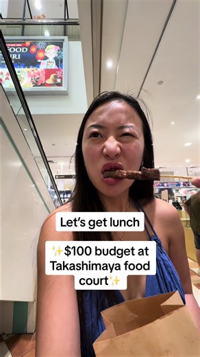 Delicious Food Options at Takashimaya Food Court - $100 Budget Challenge