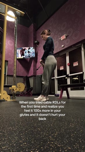 Yuuuuppp #rdls #rdltips #glutes #fyp | cable rdl