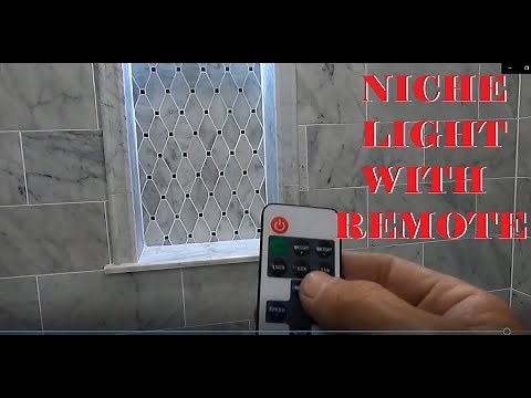 HOW TO INSTALL LED LIGHT IN NICHE