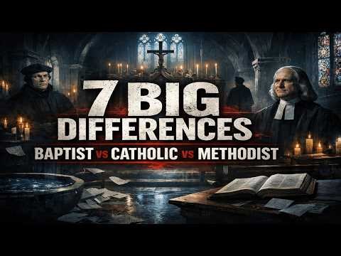 Baptist vs Catholic vs Methodist — The 7 BIG Differences That Divide Christianity
