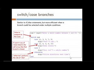 6.4 switch/case and try/catch