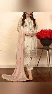 8.8K views · 145 reactions | Model: EA-18 Fabric: Semi Pure Chiffon Embroidered. Price Rs. 5053/- For purchase order & query drop a message in our Inbox [or] Whats-App : 0334-3147331 | Latest Trends | Facebook