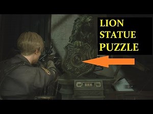 Lion statue puzzle Resident evil 2 Remake