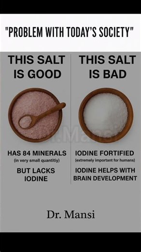"Pink Salt vs Iodized Salt – Which One Is Actually Better? 🤯"