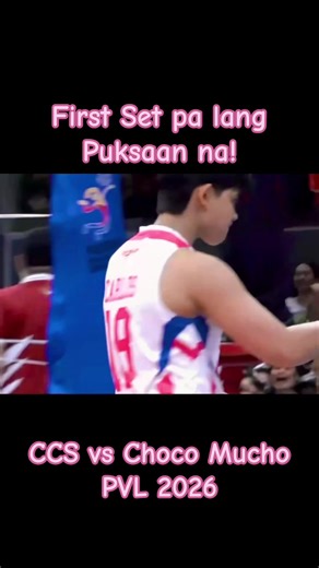 CCS vs Choco mucho titans. Congrats CCS first win #pvlallfilipinoconference2026 #creamlinecoolsmashers #chocomuchoflyingtitans #volleyballph #fyp