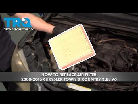 How to Replace Air Filter 2008-2016 Chrysler Town & Country 3.8L V6