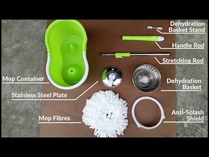 Spinning Mop Tutorial: How to assemble a spinning mop