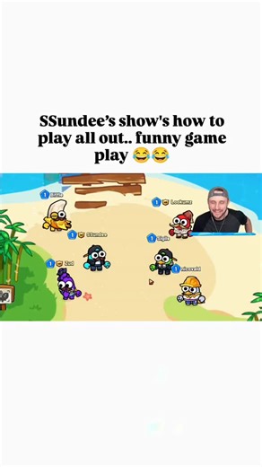 visual on Instagram: "SSundee’s show's how all out is supposed to play funny game play...😂😂😂 #SSundee #allout #paidpartner"