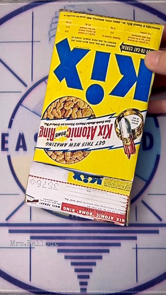 1947 KIX Cereal Atomic Bomb Toy Ring Review