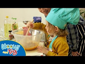 ‪@WoollyandTigOfficial‬ - Tig and Dad Bake a Cake! 🧑‍🍳🍰 | Full Episode | TV Show for Kids