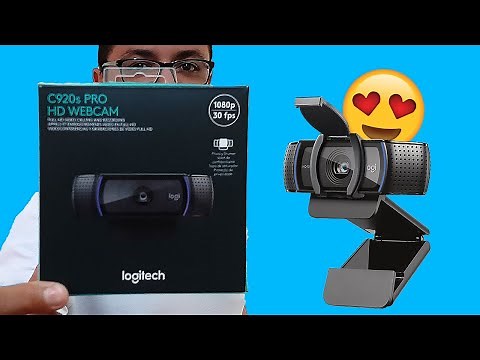 WEBCAM LOGITECH C920S PRO: Unboxing, Primeiras Impressões e Teste de Imagem e Áudio