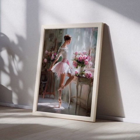 Ballerina Painting – Elegant Pink Tutu Dance Scene (instant Download) - Etsy