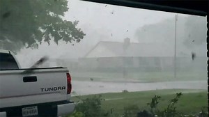 Wait for it.... Here is what the Houston, TX area looked like yesterday where the NWS confirms a EF-1 tornado hit Pasadena, TX (southeast side of Houston). Permisison By: Maria Flores WeatherBug | Live Storm Chasers