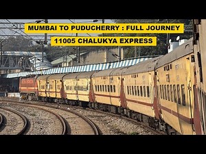 Mumbai To Puducherry : Full Journey : 11005 Dadar - Puducherry Chalukya Express