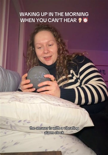 Waking Up with a Vibrating Alarm Clock: A Unique Solution