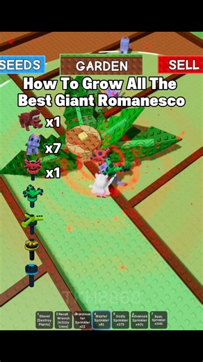 How To Grow All The Best Giant Romanesco😈 | Xdemonrblx