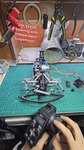 “DIY 4x4 RC Steering with Independent Suspension”