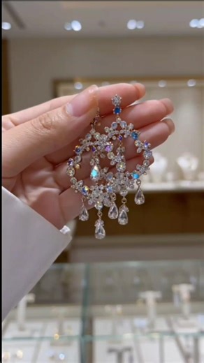 Fringe Exaggerate Drop Earring Long Personality Wedding Jewelry (Original price: EUR 7.68, 71% off