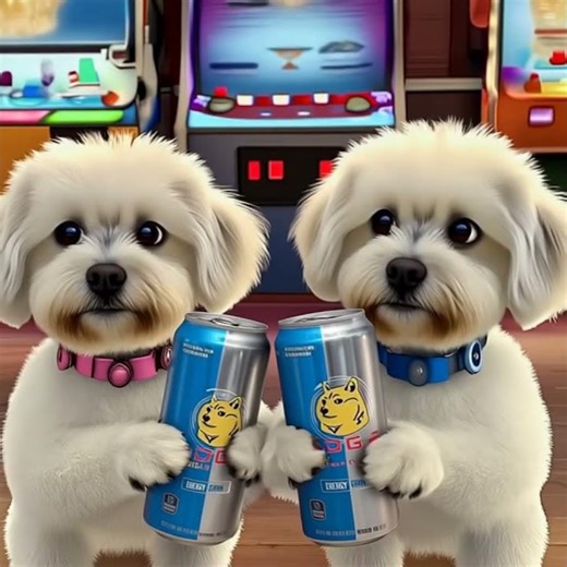 When @BichonClub get thirsty - Doge Energy Drink!