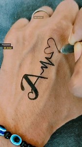 Alphabet A tattoo ideas #reels #trendingreels #shorts #artist #viral #minitattoo #art #tattoos | Mr Artist